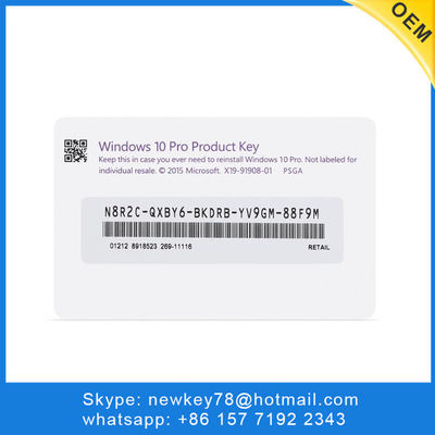 Upgrade Windows 10 Pro OEM Key with COA Label Forever License Sticker 100% Online